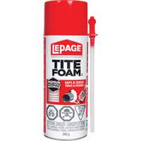 Scellant en mousse isolante pour trous & fissures Titefoam, Canette a&eacute;rosol, Blanc Canadian Safety Group Inc.