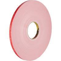 VHB Tape, 32.9 m (108') L x 12.7 mm (1/2") W, 62 mils, Acrylic Canadian Safety Group Inc.