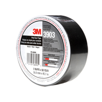 Rubans adh&eacute;sifs en vinyle 3903, 1245 mm (49") la x 46 m (151') lo, 6,5 mils, Noir Canadian Safety Group Inc.
