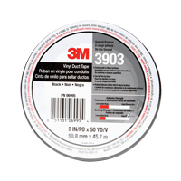 Rubans adh&eacute;sifs en vinyle 3903, 1245 mm (49") la x 46 m (151') lo, 6,5 mils, Noir Canadian Safety Group Inc.