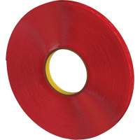 VHB Tape, 33 m (108') L x 12 mm (1/2") W, 40 mils, Acrylic Canadian Safety Group Inc.