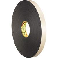 Double-Coated Foam Tape, 33 m (108') L x 12.7 mm (1/2") W, 62 mils, Polyethylene Canadian Safety Group Inc.