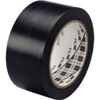 Ruban en vinyle pour travaux g&eacute;n&eacute;raux 764, 25,4 mm (1") la x 32,9 m (108') lo, 5 mils, Noir Canadian Safety Group Inc.