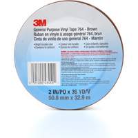 Ruban en vinyle pour travaux g&eacute;n&eacute;raux 764, 50,8 mm (2") la x 32,9 m (108') lo, 5 mils, Brun Canadian Safety Group Inc.