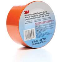 Ruban en vinyle pour travaux g&eacute;n&eacute;raux 764, 50,8 mm (2") la x 32,9 m (108') lo, 5 mils, Orange Canadian Safety Group Inc.