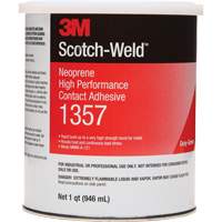 Colle contact haute performance &agrave; base de n&eacute;opr&egrave;ne, Canette, 32 oz liq., Gris Canadian Safety Group Inc.