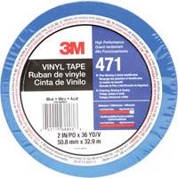 471 Vinyl Tape, 50.8 mm (2") W x 32.9 m (108') L, 5.2 mils, Blue Canadian Safety Group Inc.