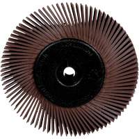 Brosses radiales bristle pour meuleuses d'&eacute;tabli, Grain 36X, 6" dia. Canadian Safety Group Inc.