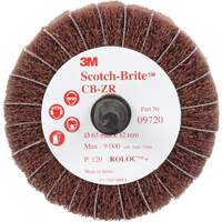 Disque combin&eacute; Scotch-Brite, 2-1/2" dia., Grain 120, Oxyde d'aluminium Canadian Safety Group Inc.