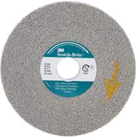 Meules d'&eacute;barbage EXL Scotch-Brite, 6" x 1", Arbre de 1", Oxyde d'aluminium Canadian Safety Group Inc.