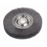 Crimped Wire Wheel Brushes - Wide Face, 6" Dia., 0.0118" Fill, 2" Arbor Canadian Safety Group Inc.