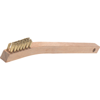 V-Trim Small Handle Scratch Brushes, Brass, 3 x 7 Wire Rows, 7-7/8" Long Canadian Safety Group Inc.