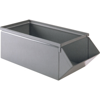 Bac en acier, Cap. 100 lb, 15" la x 24" p x 11" h, Bleu Canadian Safety Group Inc.