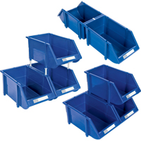 Bac empilable & &agrave; suspendre, 7-7/8" la, 7" h x 17-11/16" p, Rouge Canadian Safety Group Inc.