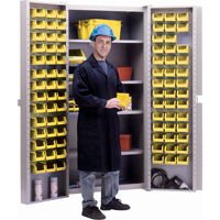 Deep-Door Combination Cabinet, 38" W x 24" D x 72" H, 4 Shelves Canadian Safety Group Inc.