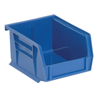 Ultra Stack & Hang Bin, 4-1/8" W x 3" H x 5-3/8" D, Blue Canadian Safety Group Inc.