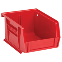 Ultra Stack & Hang Bin, 4-1/8" W x 3" H x 5-3/8" D, Red Canadian Safety Group Inc.