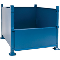 Bulk Stacking Containers, 30" H x 34.5" W x 40.5" D, 3500 lbs. Capacity Canadian Safety Group Inc.