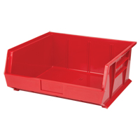 Stack & Hang Bin, 16-1/2" W x 7" H x 14-3/4" D, Red Canadian Safety Group Inc.