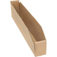 Boîtes profondes en carton ondul&eacute;, 2-7/8" la x 17-1/4" p x 4-1/2" h, Beige Canadian Safety Group Inc.