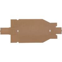 Boîtes profondes en carton ondul&eacute;, 3-3/4" la x 17-1/4" p x 4-1/2" h, Beige Canadian Safety Group Inc.