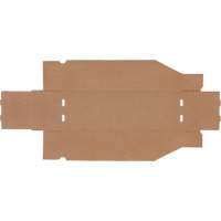 Boîtes profondes en carton ondul&eacute;, 5-3/4" la x 17-1/4" p x 4-1/2" h, Beige Canadian Safety Group Inc.