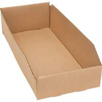 Boîtes profondes en carton ondul&eacute;, 7-3/4" la x 17-1/4" p x 4-1/2" h, Beige Canadian Safety Group Inc.
