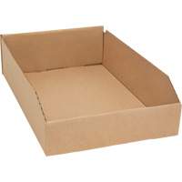 Boîtes profondes en carton ondul&eacute;, 11-3/4" la x 17-1/4" p x 4-1/2" h, Beige Canadian Safety Group Inc.
