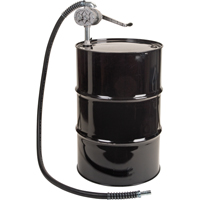 Rotary Lobe Type Drum Pump, Aluminum/Steel, Fits 55 Gal., 1 liter per revolution Canadian Safety Group Inc.