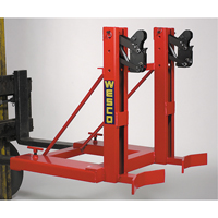 Manipulateurs de baril Gator Grip pour chariot &eacute;l&eacute;vateur, Pour 30 gal. US (25 gal. imp.) / 50 gal. US (41.6 gal. imp.) / 80 gal. US (66.6 gal. imp.) Canadian Safety Group Inc.