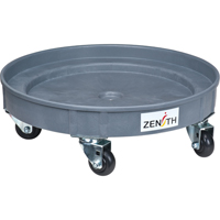 Socle roulant pour baril de confinement des fuites, 24,25" dia. X 7,625" h, Cap. de d&eacute;versement 1,5 gal. US Canadian Safety Group Inc.