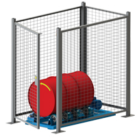 M&eacute;langeur rotatif stationnaire - Grille de s&eacute;curit&eacute; Canadian Safety Group Inc.