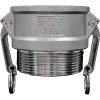 Cam & Groove Coupling, Stainless Steel, Type B, 3/4", Male NPT, 250 PSI Canadian Safety Group Inc.