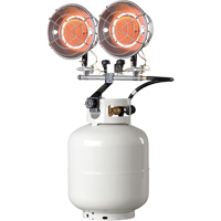 Double Tank-Top Heater, Radiant Heat, Propane, 30000 BTU/H Canadian Safety Group Inc.