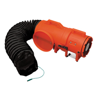 ALLEGRO INDUSTRIES 8" Plastic COM-PAX-IAL Blowers, 1/3 HP, 900 CFM, Explosion Proof Canadian Safety Group Inc.