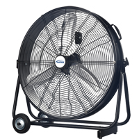 Light Industrial Direct-Drive Slim Drum Fan, Industrial, 3 Speed, 24" Diameter Canadian Safety Group Inc.
