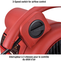 Appareil de ventilation, 550 pi³/min Canadian Safety Group Inc.