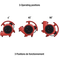 Appareil de ventilation, 550 pi³/min Canadian Safety Group Inc.