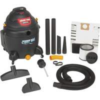Aspirateur pour atelier avec pompe int&eacute;gr&eacute;e, Secs-humides, 6 CV, 18 gal. US (68,1 litres) Canadian Safety Group Inc.
