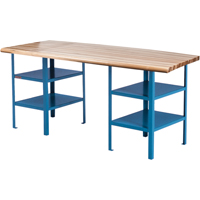 &eacute;tabli sur pi&eacute;destal extra robuste, Cap 2500 lb, 120" la x 30" p, 34" h Canadian Safety Group Inc.