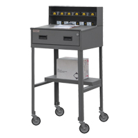 Shop Desk, 23" W x 20" D x 47-3/4" H, Grey Canadian Safety Group Inc.