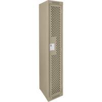 Casiers Clean Line, 12" x 12" x 72", Acier, Beige, Rivet (assembl&eacute;), Perfor&eacute; Canadian Safety Group Inc.