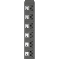 Petits casiers &eacute;conomiques assembl&eacute;s et perfor&eacute;s Clean Line, 6 niveaux, 18" x 72" x 12", Acier Canadian Safety Group Inc.