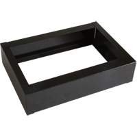 Base encastr&eacute;e pour casiers robustes enti&egrave;rement soud&eacute;e Concorde, 1 Blocs, 4" lo x 12" la x 17" p, Noir, Acier Canadian Safety Group Inc.