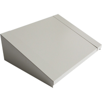 Dessus inclin&eacute; pour casiers robustes enti&egrave;rement soud&eacute; Concorde, Bloc de 2, 18" p x 24" la x 6" ha, Gris, Acier Canadian Safety Group Inc.
