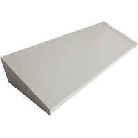 All-Welded Concorde - Heavy-Duty Lockers Sloping Top, 4 Bank, 18" D x 48" W x 6" H, Grey, Steel Canadian Safety Group Inc.