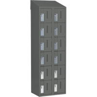 Casiers robustes Concorde, 6 niveaux, Bloc de 2, 24" x 18" x 78", Acier, Charbon, Soud&eacute; (assembl&eacute;) Canadian Safety Group Inc.