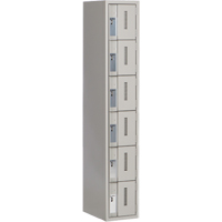 Casiers robustes Concorde, 6 niveaux, 12" x 18" x 72", Acier, Gris, Soud&eacute; (assembl&eacute;) Canadian Safety Group Inc.