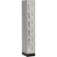 Casiers robustes Concorde, 6 niveaux, 12" x 18" x 76", Acier, Gris, Soud&eacute; (assembl&eacute;) Canadian Safety Group Inc.