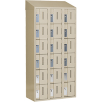 Concorde Heavy-Duty Lockers, 6 -tier, Bank of 3, 36" x 18" x 78", Steel, Beige, Welded (Assembled) Canadian Safety Group Inc.